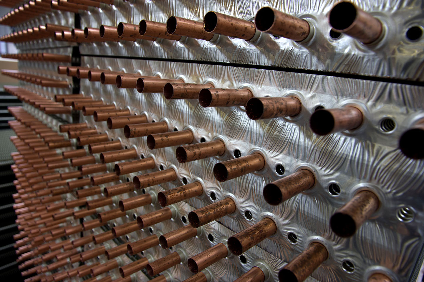 Corroded coil requiring emergency replacement