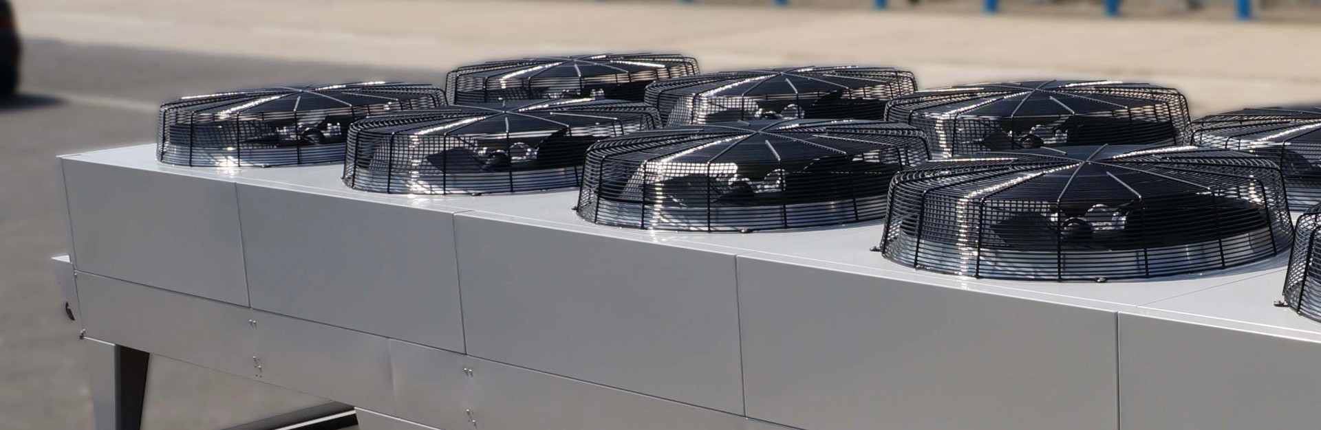 Bespoke Vertical Air Flow Dry Air Coolers manufactured by HC Coils